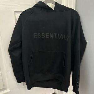 Fear of God Essentials Pullover Hoodie size Small Black